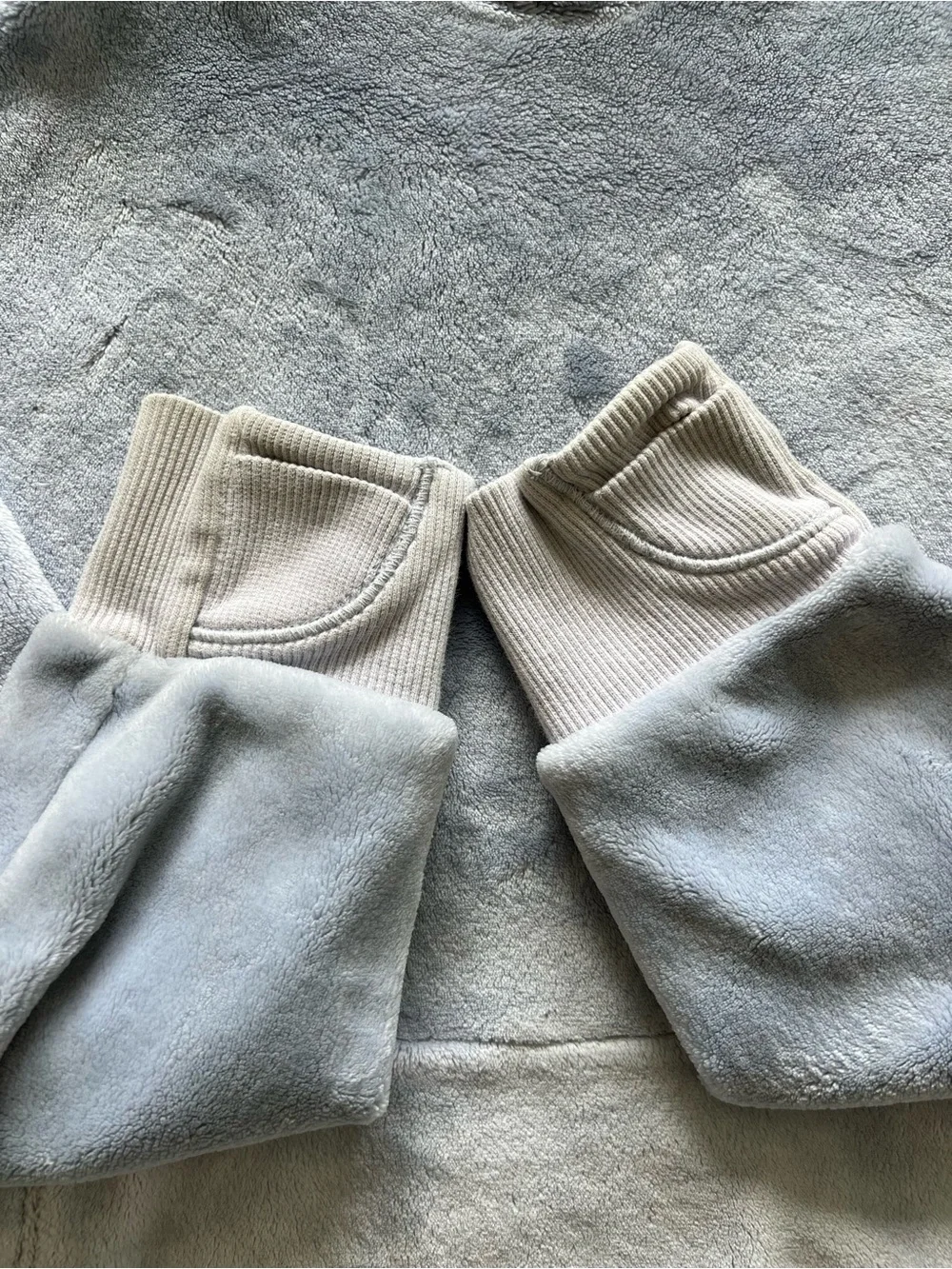 Athleta Plush Hooded Pullover Sweater  Blue Size L 12